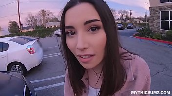 Asian American teen babe on blowjob mission