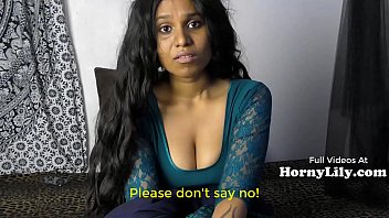 Bored Indian Housewife begs for threesome in Hindi with Eng subtitles