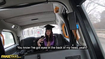 Fake Taxi University Graduate Melany Mendes Strips Off Her Robes