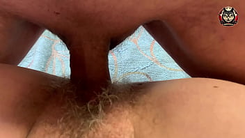 HAIRY PUSSY VS BIG COCK. SLOWMOTION