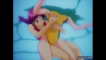 Anime lesbian underwater fuck