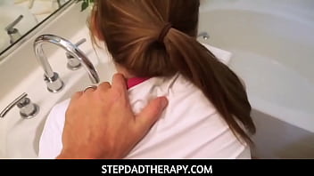 StepdadTherapy  –  Maya Kendrick redhead busy on cam with huge thick cock