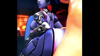 Widowmaker gets anal massage