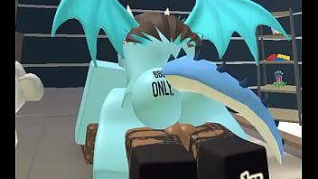 my dragon bitch riding me (roblox futa)